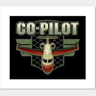 Aviation Airplane Flying Airline Co-Pilot Pilot Posters and Art